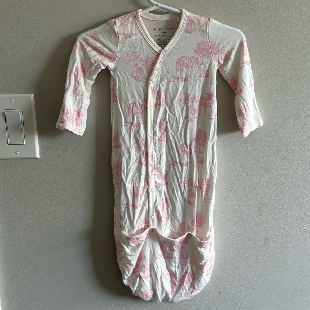 Angel dear bamboo baby gown